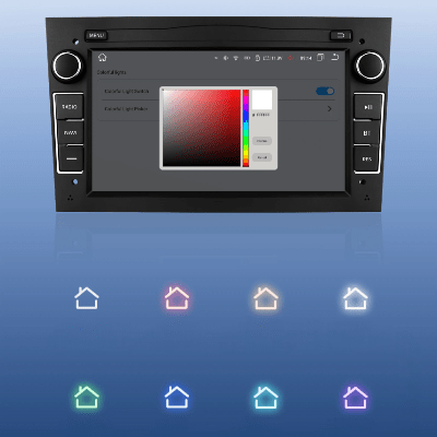 Autoradio Voiture - CarPlayRadio™ - Noir - Rafiki Auto