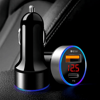 Bluetooth pour la voiture - LedCarCharger™ - Gris - Rafiki Auto