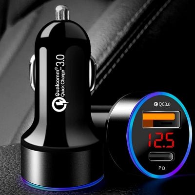 Bluetooth pour la voiture - LedCarCharger™ - Noir - Rafiki Auto