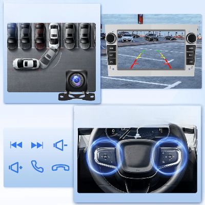 Autoradio Voiture - CarPlayRadio™ - Blanc - Rafiki Auto