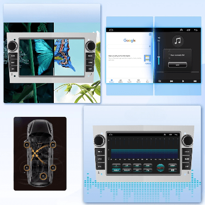 Autoradio Voiture - CarPlayRadio™ - Blanc - Rafiki Auto