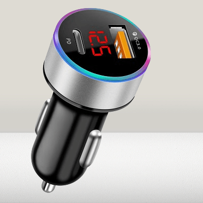 Bluetooth pour la voiture - LedCarCharger™ - Gris - Rafiki Auto