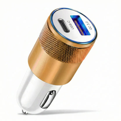 chargeur allume cigare doré