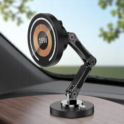 Support Téléphone Magnétique Voiture - MagSafePhoneStand™ - Avec Chargeur - Rafiki Auto