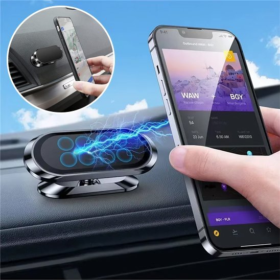 Support téléphone voiture | Magnétique - Rafiki Auto