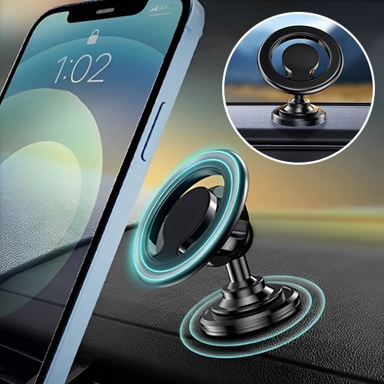 Support téléphone voiture magnétique | UltraStable - Rafiki Auto
