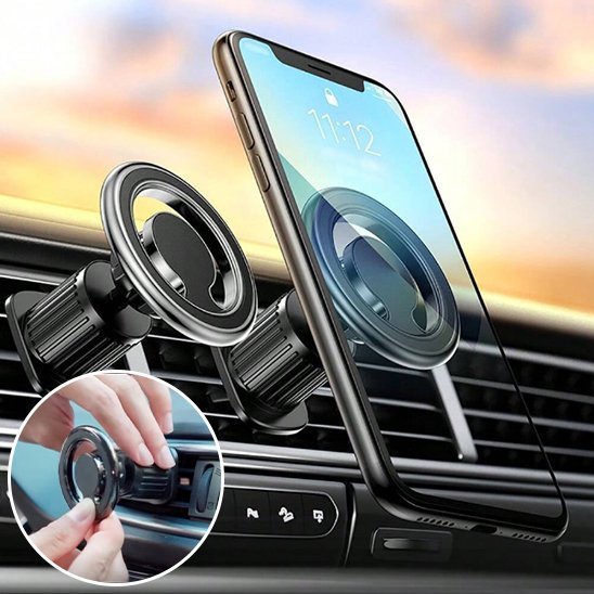Support téléphone voiture magnétique | UltraStable - Rafiki Auto