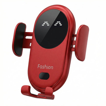 support telephone voiture rouge